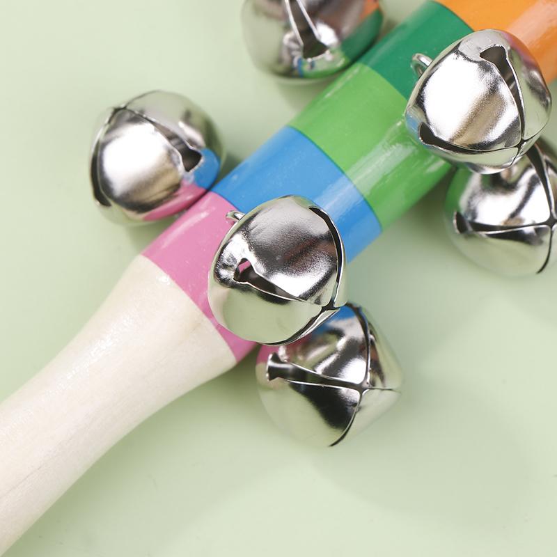 1Pc Cross Rainbow Hand Ring Colorful Ring Colorful Cross Ring Baby And Child Bell Puzzle And Early Education Toys