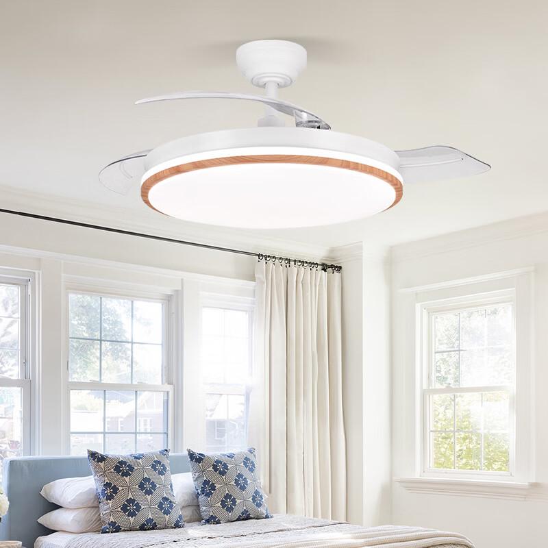 Oeny 42-inch Retractable Ceiling Fan with LED Light