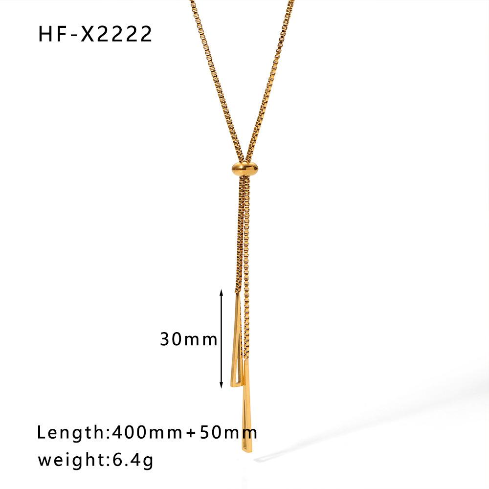 Stainless Steel Cat Eye Pendant Necklace For Women Gold Color Link Chain Neck Accessory