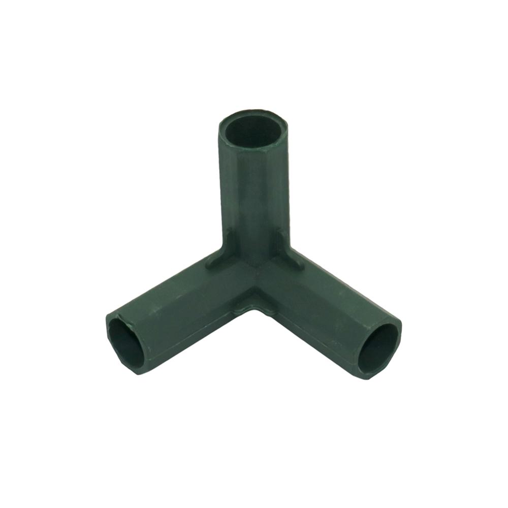 3/4/5-way Plant Stakes Edging Corner Connectors Plant climbing support rod Awning Pole Pipe joint Inner diameter 16mm 5 Pcs