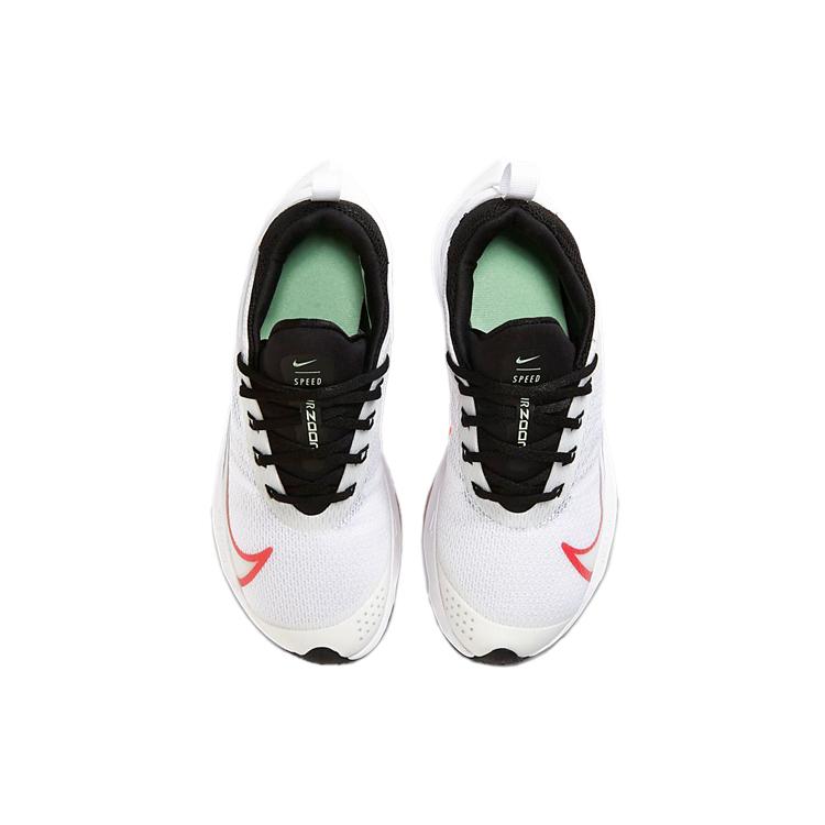 New Nike Zoom Speed Air GS Slip Resistant Shock Absorbers Low Top Kids' Running Shoes White Red Green Kids' CJ2088-100
