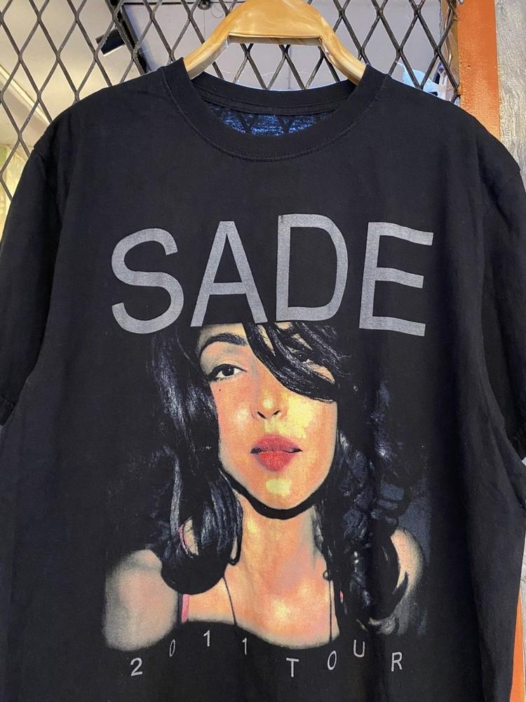 

Винтажная черная унисекс футболка Sade 2011 года, редкий дизайн, для мужчин и женщин WA3622 S