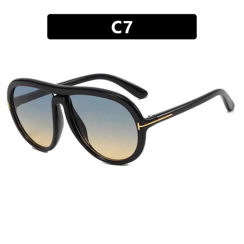 

Т-образные оправы для очков-авиаторов «лягушек» с защитой от синего света, модные ретро очки с большой оправой, 2023 как