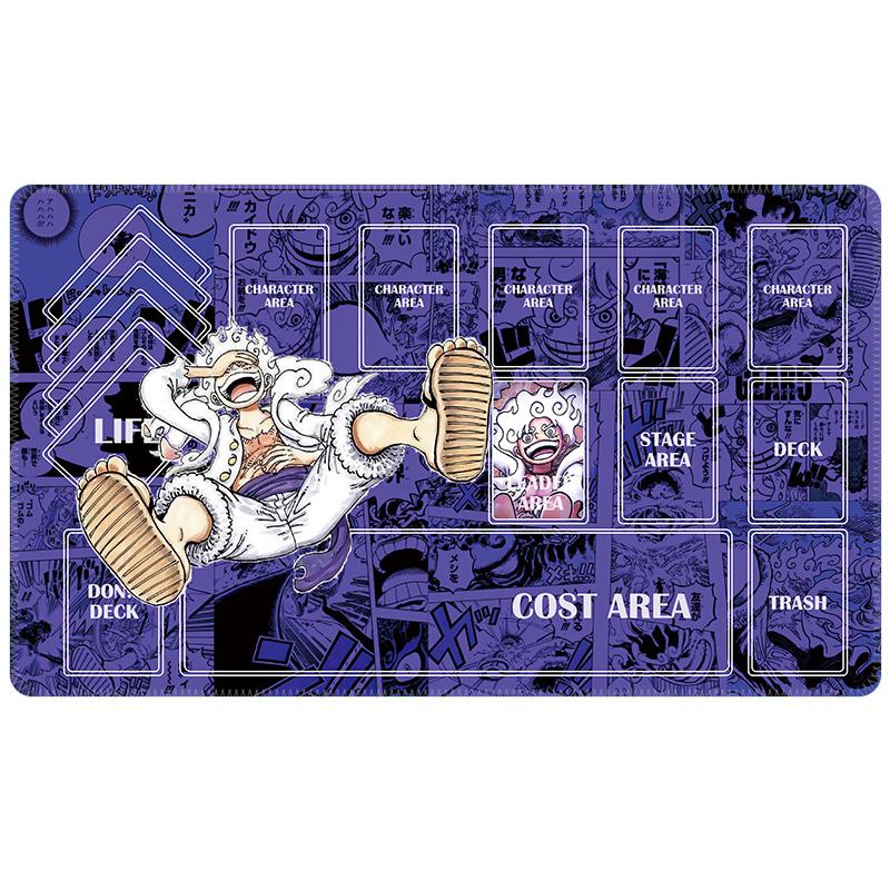 Anime One Piece OPCG GAME Accessory Comic Series Card PlayMat Perona Yamato Luffy Reiju Collection Gifts Toys