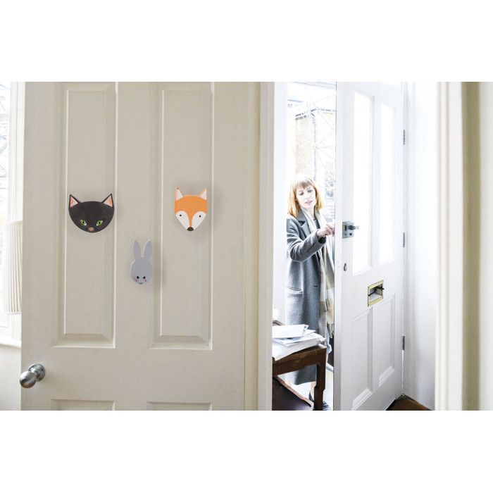 Fox Coat Hook 7 X 10 X 5 Cm