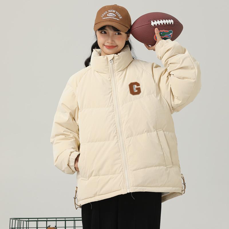 

Зимняя новая мужская куртка корейского стиля с утолщенным теплым воротником-стойкой 90% белого утиного пуха, модная куртка в стиле знаменитостей из Интернета 4XL