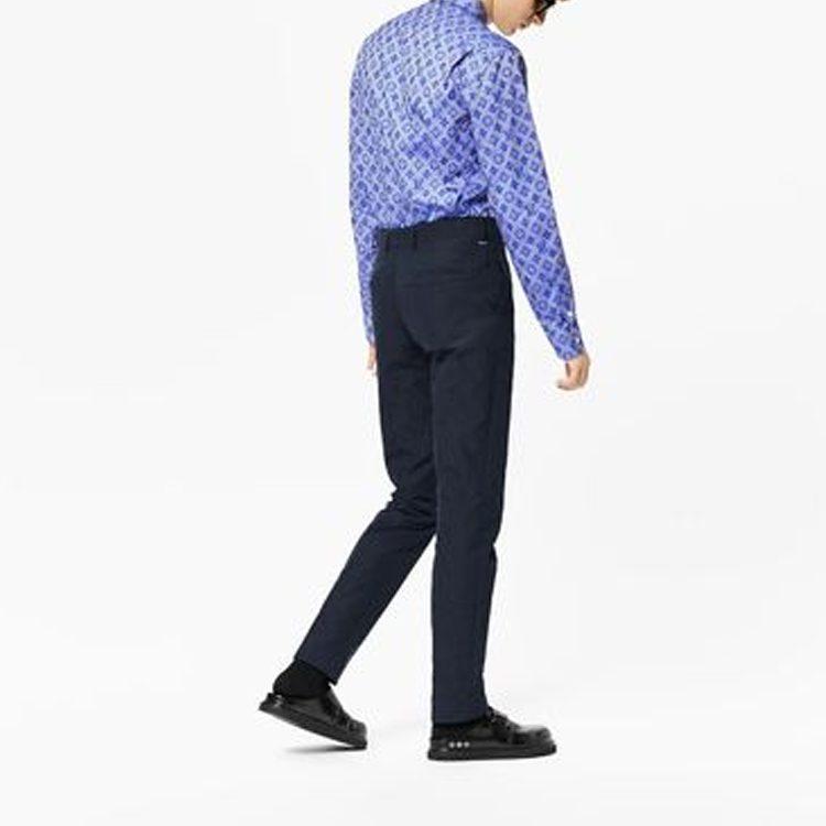 Louis Vuitton New Quarterly Products Of LV Shirt Men's Blue 1A8XDL