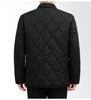 Men's Winter Cotton-Padded Jacket for Seniors - Fleece-Lined, Thickened, Warm, Ideal for Dad or Grandpa