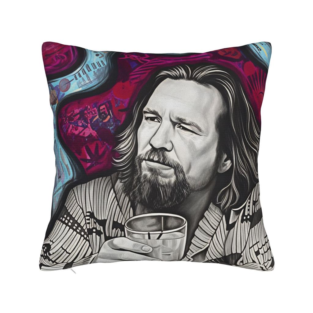 The Dude Big Lebowski (18) Pillowcases Novelty Pillow Case For Wedding Party Home Decor Graphic Pillow Cover