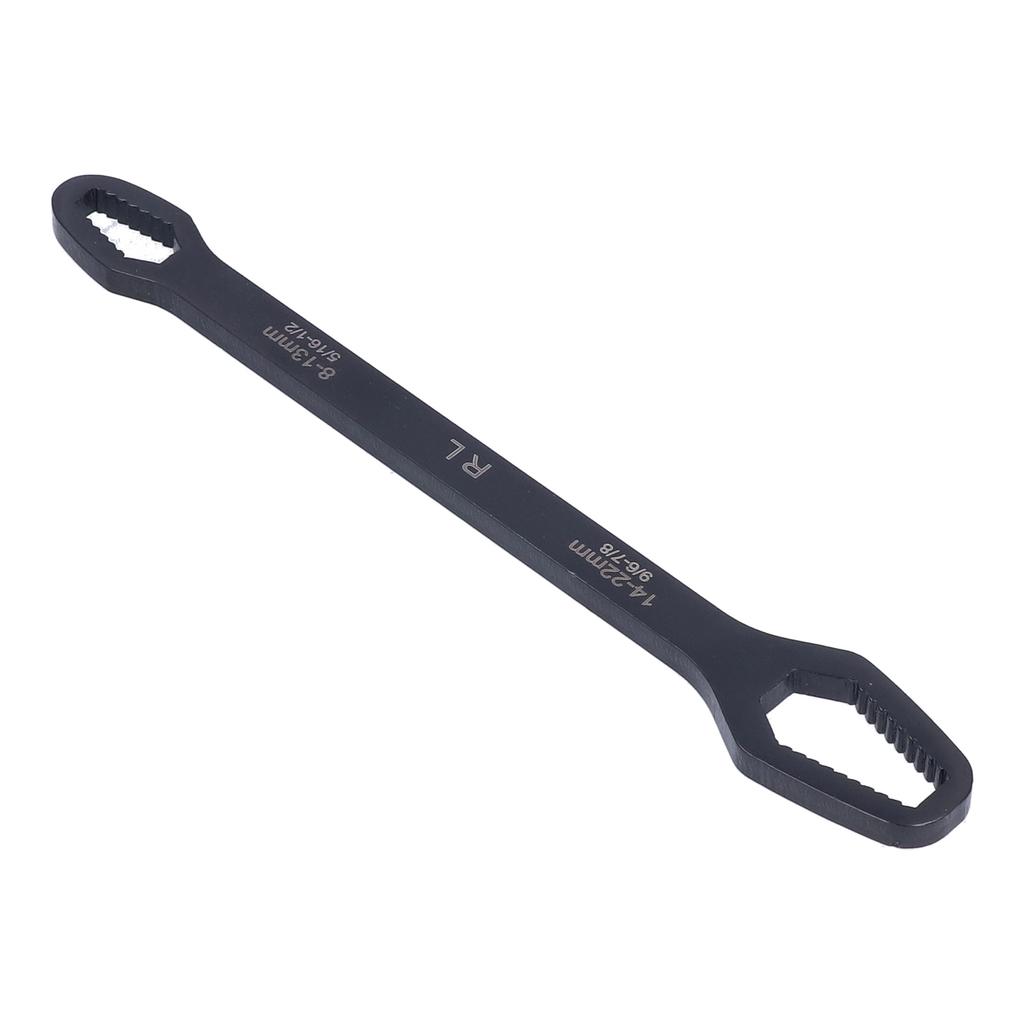 Multifunctional Self Tightening Universal Wrench 8?22mm High Hardness Double Ended WrenchBlack
