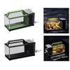 Mikro-Landschaft Aquarium Langlebig Tragbar Leicht Fischglas Goldfischbecken für Badezimmer Büro Schreibtisch Haushaltsornamente