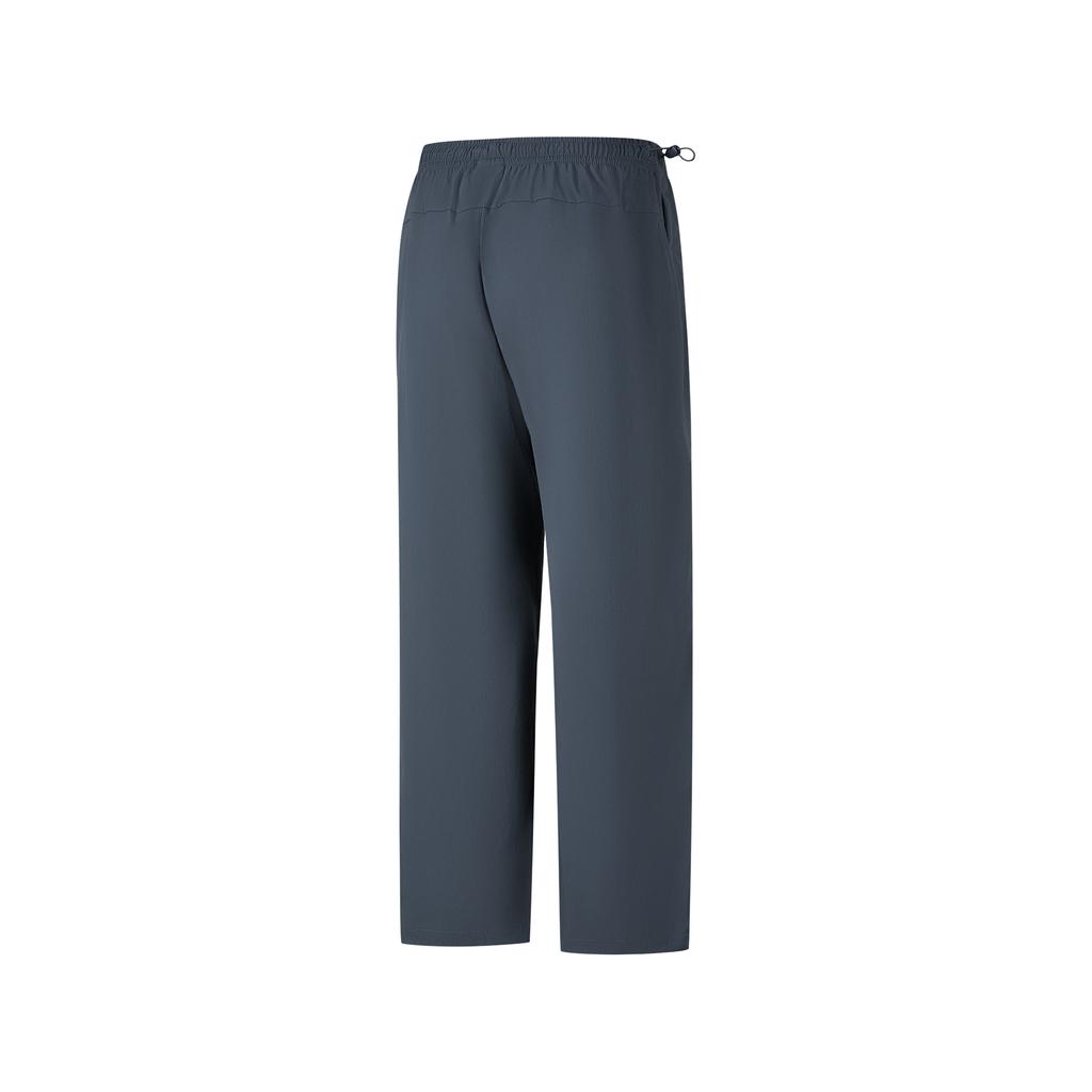 Skechers Warm Woven Comfortable Stretch Straight Leg Versatile Casual Pants Women Bottoms Blue P225W299-000P