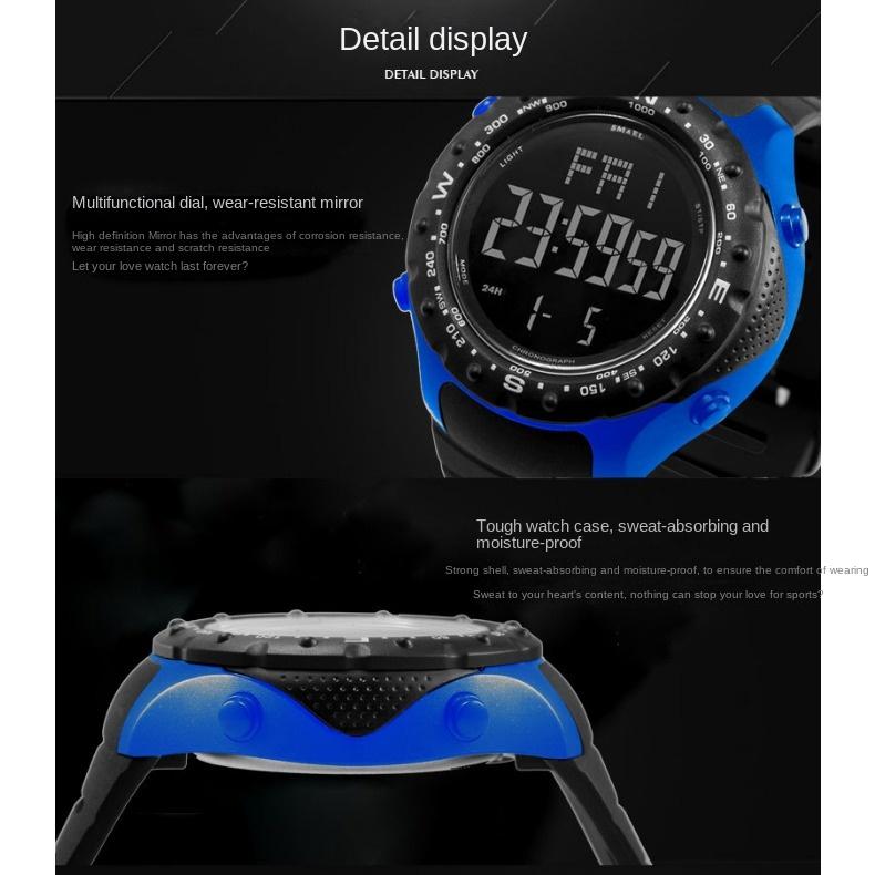 SMAEL on The Hour Multi-functional Outdoor Sports Watch Glow-in-the-dark Fashion Trend Watch Men