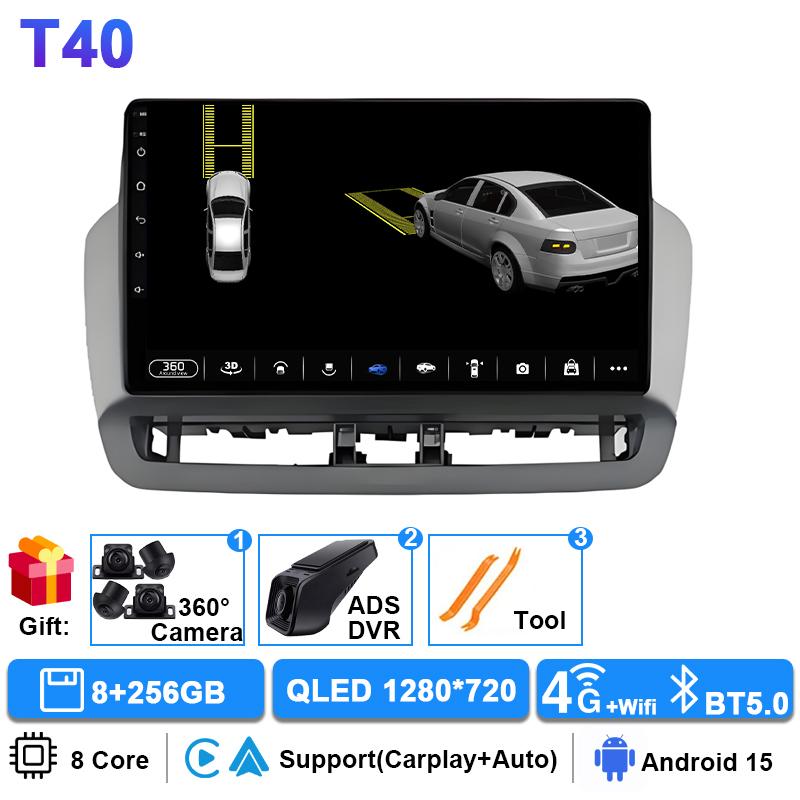 gjbn8 Car Radio For Seat Ibiza 2012 - 2015 2K QLED Android 16 Multimedia Video Player GPS 4G WIFI CarPlay Auto Wireless Stereo No 2Din