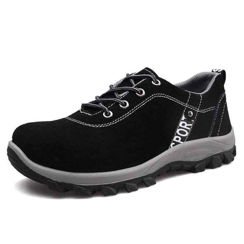 

Men s Steel Toe Breathable Anti-Smash Anti-Puncture Summer Work Shoes: Lightweight, Wear-Resistant, Anti-Odor, Solid Sole.