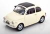 KK Scale Fiat 500 F Custom 1968 Cream Finished Product 1/12