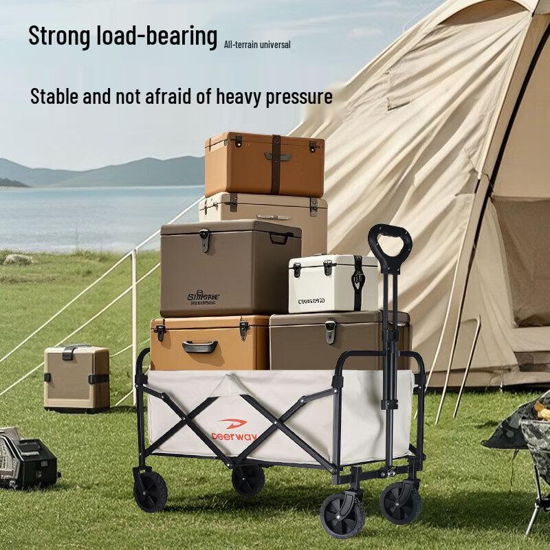 DEERWAY Outdoor Foldable Camping Cart