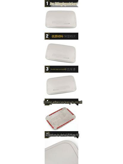 Patrol Stainless Steel Fuel Tank Cap Protector: Anti-Scratch Decorative Sticker for 17-18 Models