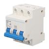 Circuit Breaker Overload Protector 3 Pole 10A Miniature DIN Rail Mount Circuit Breaker 400V