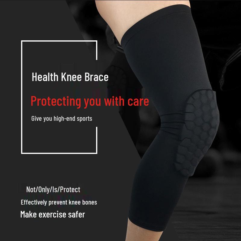 Professional Honeycomb Anti-Collision Knee Pads for Basketball, Cycling, Football, and Mountaineering - Breathable Compression Sports Gear