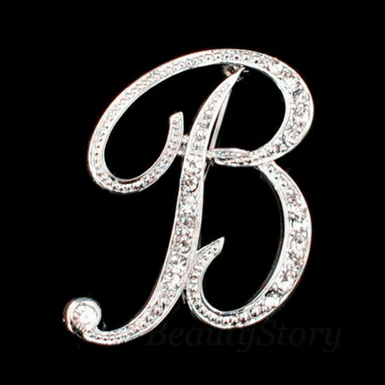 Versatile Rhinestone Alphabet Brooch: Men's Metal Lapel Pin Badge