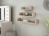 Ex3 Small Hanging Shelf, Sonoma Oak, 3 Shelves