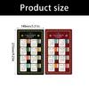 Adhesive Monthly Planner Tab Monthly Index Stickers Decorative Label Calendar Stickers for Office Study Planner Journal