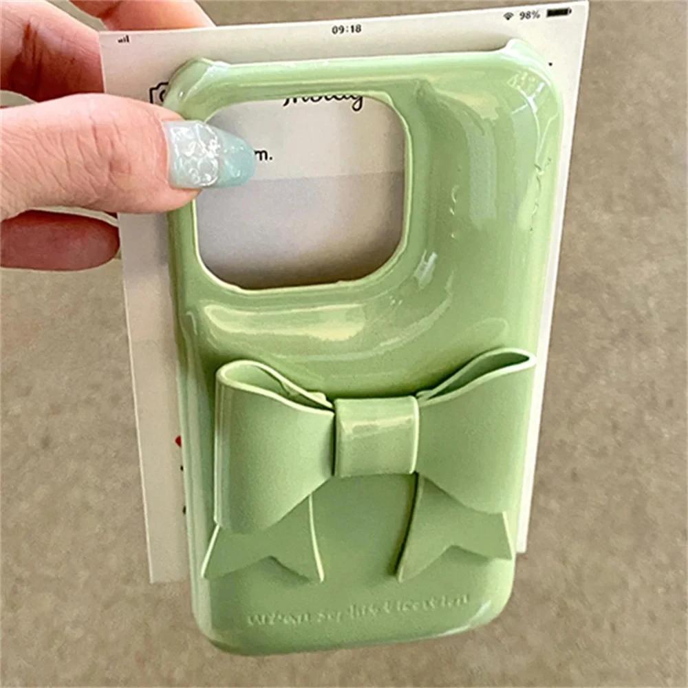 INS Kreativní lesklý obal na telefon s mašlí ve tvaru mýdla Pro iPhone 17 Promax 16 15 13 14 12 Pro Max Cukrová barva Měkký kryt Nárazuvzdorná skořepina