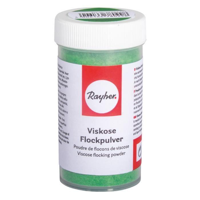 Viscose Flake Powder - 8 G - Grass Green - Sprinkler Bottle - Decorative Objects