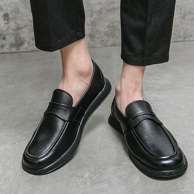 Herren Lederschuhe mit weicher Sohle Bequeme Fahrschuhe Slipper Loafer Freizeit Geschäftsaktivitäten Mode Party Gentleman Schuhe