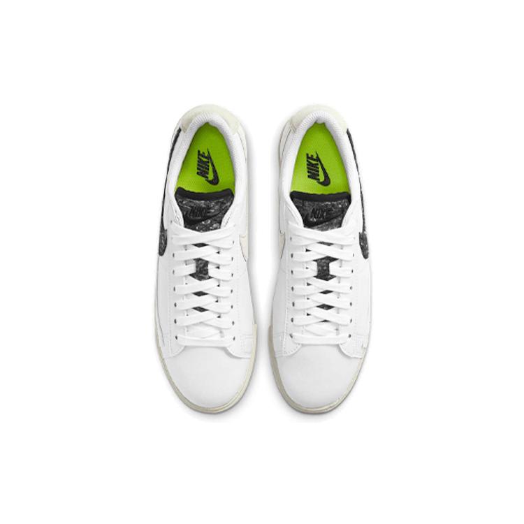 New Nike Blazer Low Se 'Recycled Wool Pack White Black' Women's DA4934-100