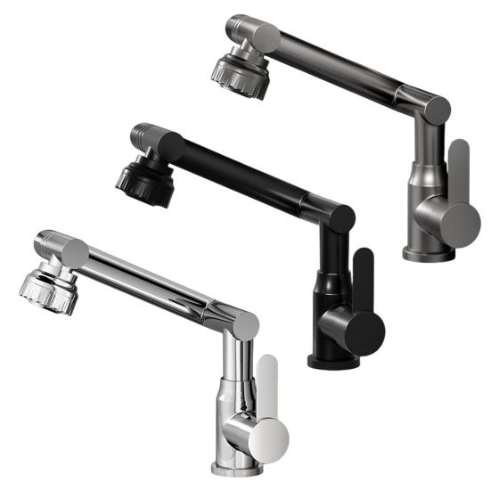 360-Degree Rotating Faucet Extender Leakproof Universal Fit Easy to Install Swivel Kitchen Faucet Aerator Sink Attachment