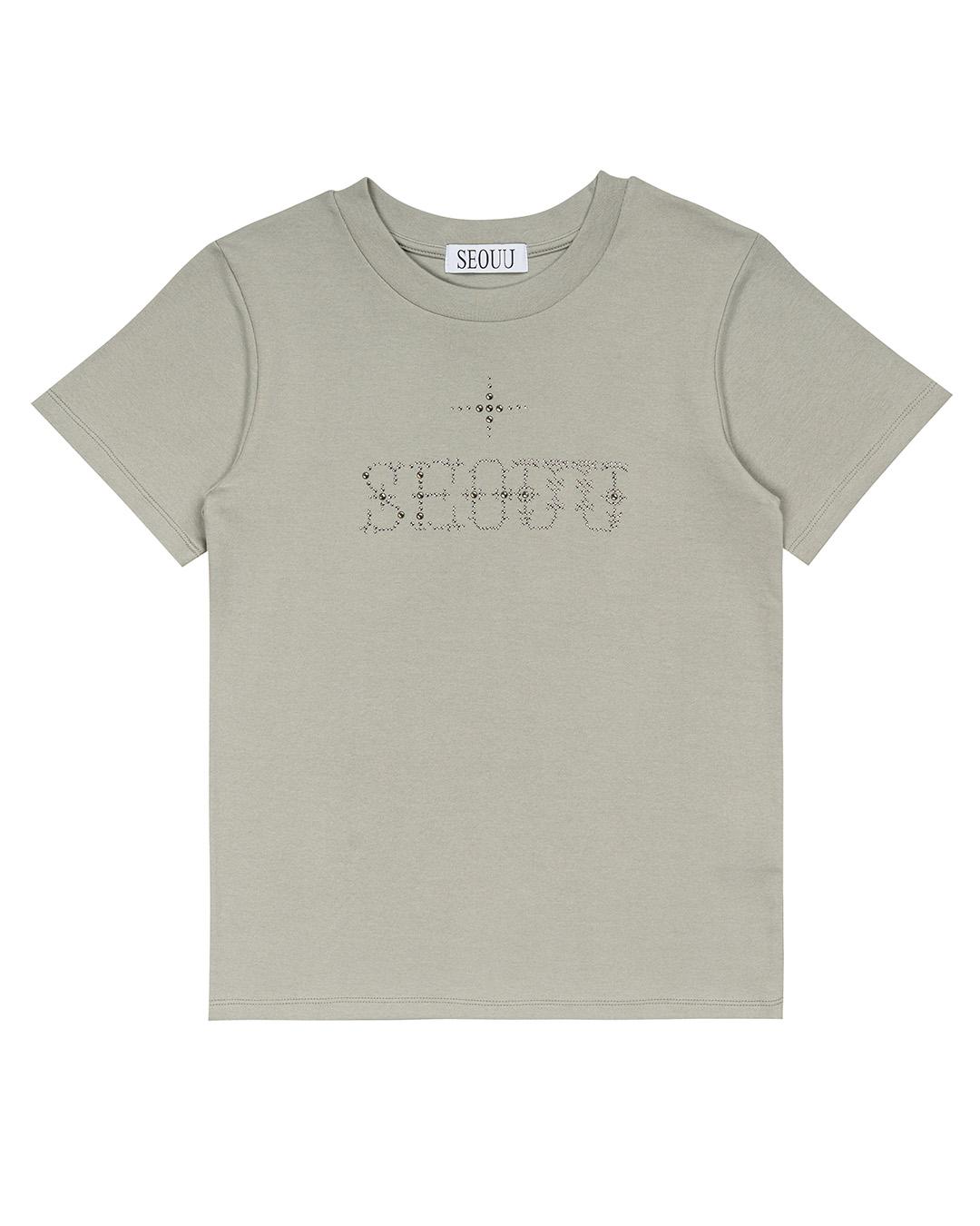 Seoyu Twinkle Beading T-Shirt (Mint) Mint