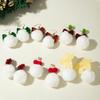 Accessories, Christmas New Hairball Earrings Women's Design Atmosphere CCB Bow Earrings Earrings