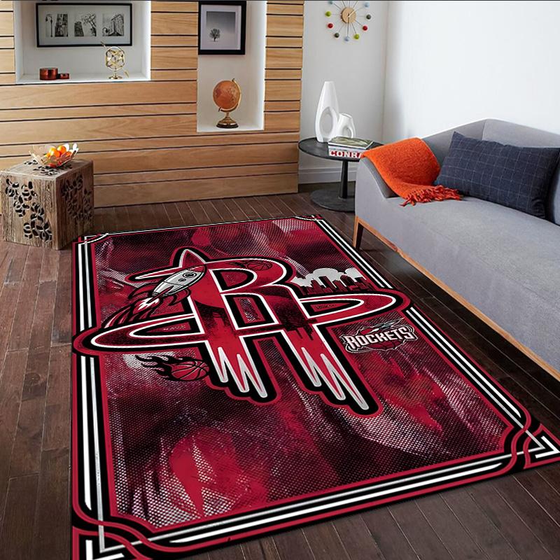 Rockets Basketball Team  Carpet, Kitchen Rugs, Yoga Mat, Non-Slip Mats, Rug for Bathroom, Living Room bedroom, Camping Rugs Christmas Gift