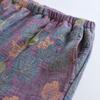 Japanische Sommer-Damen-Shorts 100% Baumwolle Vintage Garnweberei Bedruckt Nachtwäsche Dünn Locker Taschenshorts Hausanzug Hosen