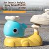 Foot Launcher Whale Jet Propulsion Toy Soaring Propeller Flying disc launcher  Children Toy
