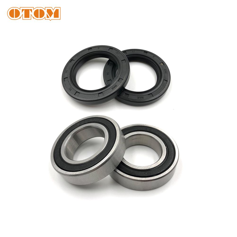 Motorcycle Front Rear Wheel Hub Bearing Oil Seal Set Repair Maintenance Kit For KAWASAKI KX125 KX250 KX250F KX250 KX450F KLX450R