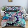 Beautiful Butterflies Duvet Cover Bedding Set Watercolor Spots Quilt Cover With Pillowcase King Queen Size Home Textile