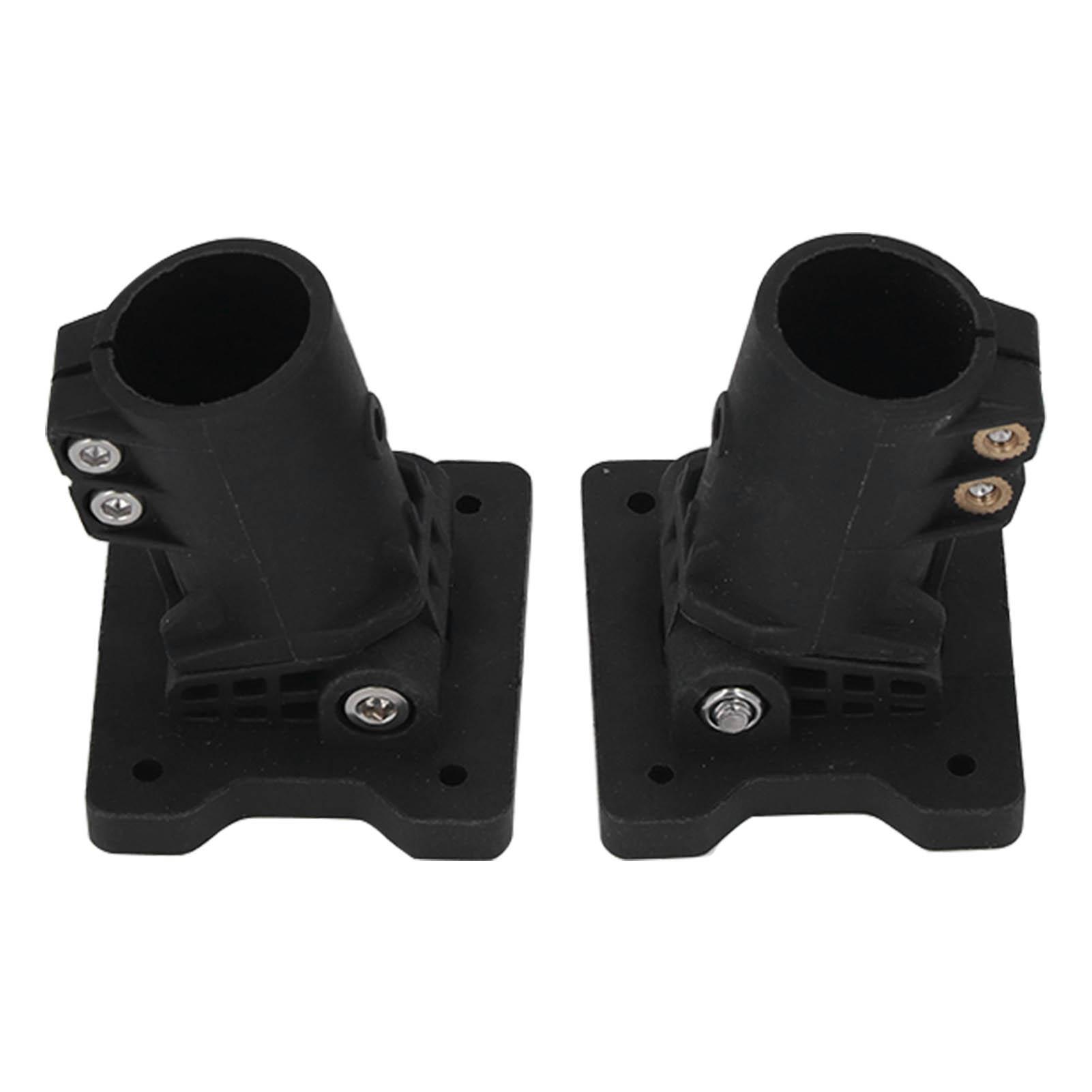 

2Pcs Drone Folding Spray Rod Fixed Base Parts Black 20mm Nylon Aluminum Alloy Connector for