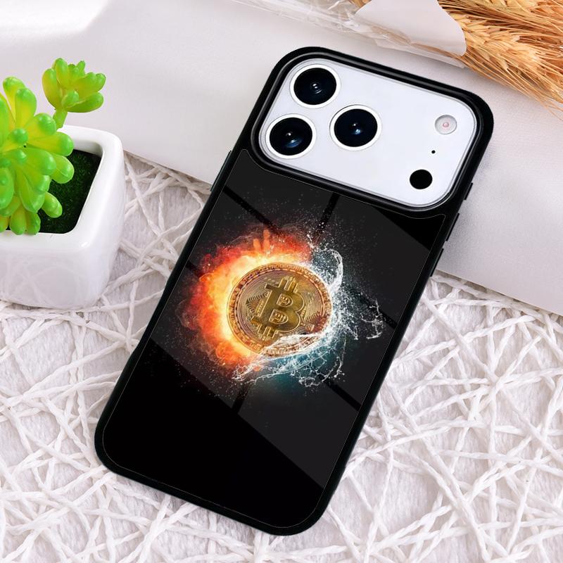 Bitcoin Phone Case for iPhone 17 Air 16 15 11 12 14 13 Pro Max Shockproof Cover