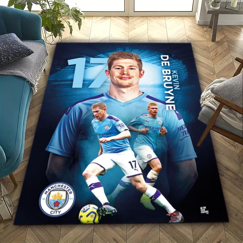 Former Manchester City F.C. Belgian athlete Kevin De Bruyne carpet is suitable for living room and bedroom doormats office balcony decorative carpet 1