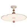 French Vintage Cream Ceiling Light