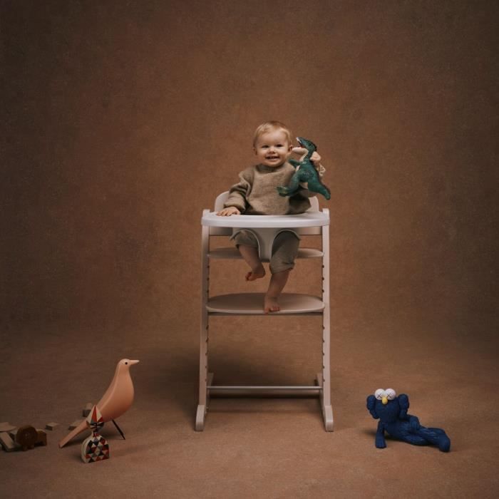 Chaise haute évolutive - CYBEX - IRIS 3-en-1 - Bois - Baby set &amp; plateau inclus - Stunning Black