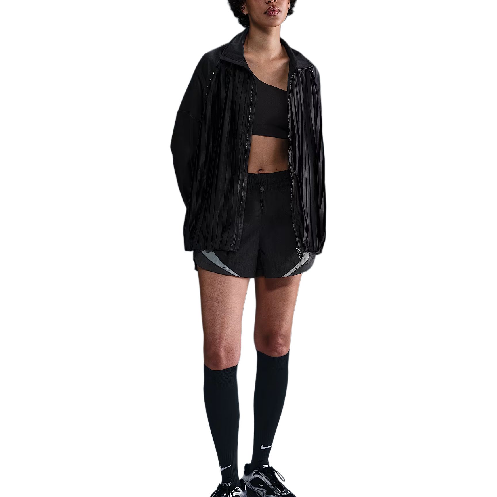 Nike Sportswear Collection Women s Pleated Track Jacket HJ0516-010 XS