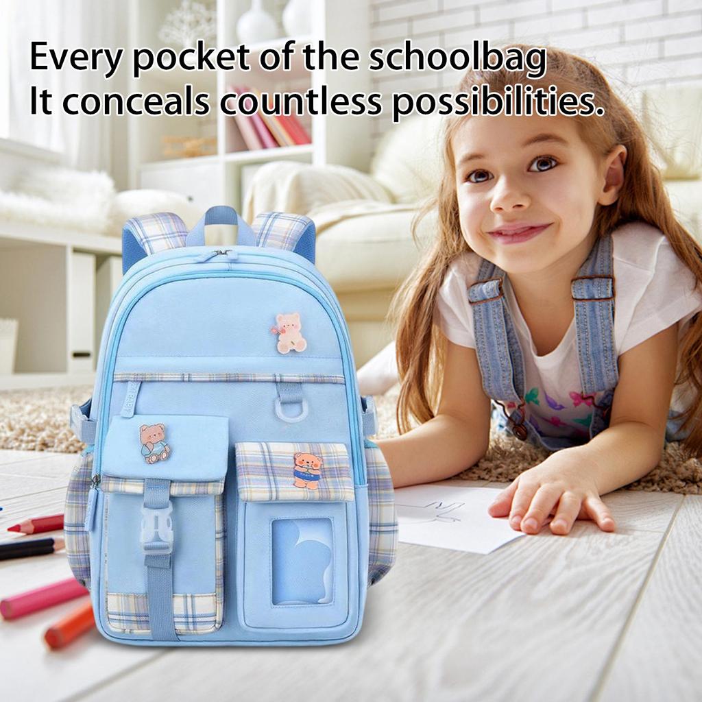 Girl Backpack, Lightweight Children's Backpack, School Backpack, Elementary School Backpack, 6-14 Years Old