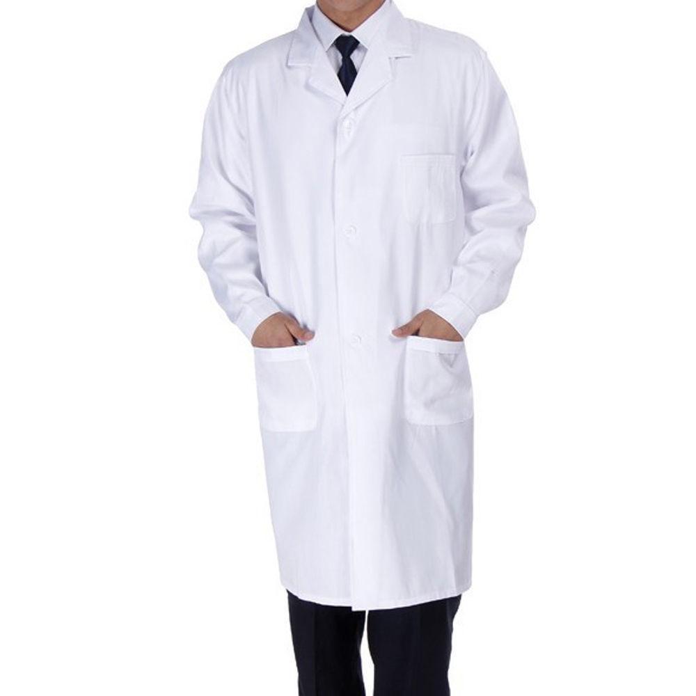 Clothes Work Doctor Nurse White Long Sleeves Men And Women In A Variety Of Sizes