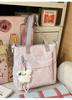 Schultasche Schultasche Mittelschule Mädchen High School Schüler Mode Persönlichkeit Polka Dot 1011 Handtasche Vielseitig Leicht Mädchen Schüler