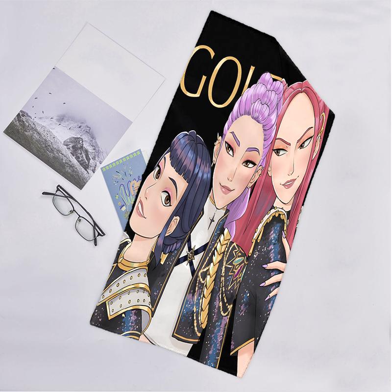 Kpop Hunter Fashion Beach Towel: Ideal for Summer Adventures Soft, absorbent and quick drying suitable for swimming and bathing