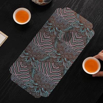 Tea Wipe Towel for Tea Table Chinese Style Tea Art Towel Decorative Zen Aesthetic Towel for Tea Room Tea Lovers Gift
